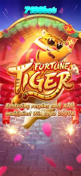 Visual vibrante do slot Fortune Tiger com temática asiática